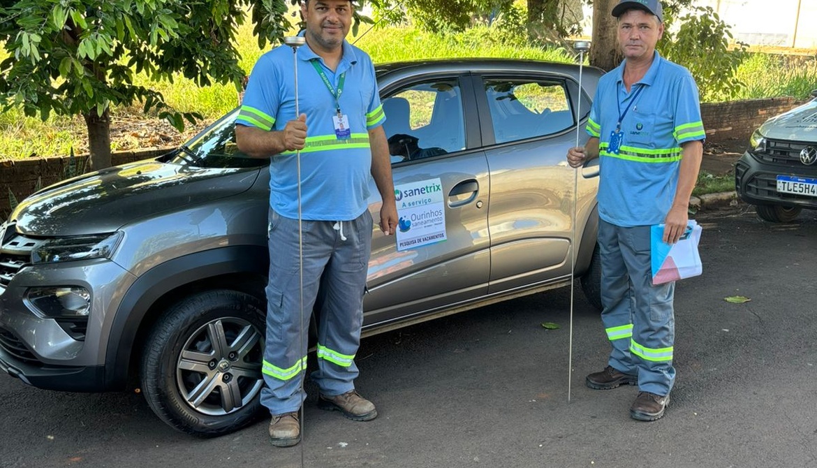 Ourinhos Saneamento intensifica detecção de vazamentos ocultos no centro da cidade