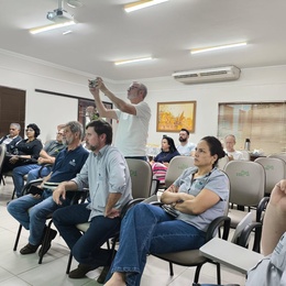 Apresentação do balanço de 100 dias de operação da Ourinhos Saneamento à imprensa de Ourinhos