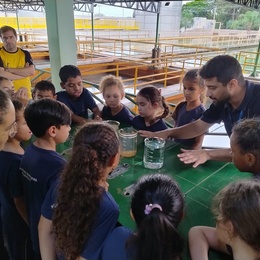 A oportunidade permitiu que os alunos conhecessem, na prática, uma realidade diferente da vivenciada no município, abastecido por poços artesianos