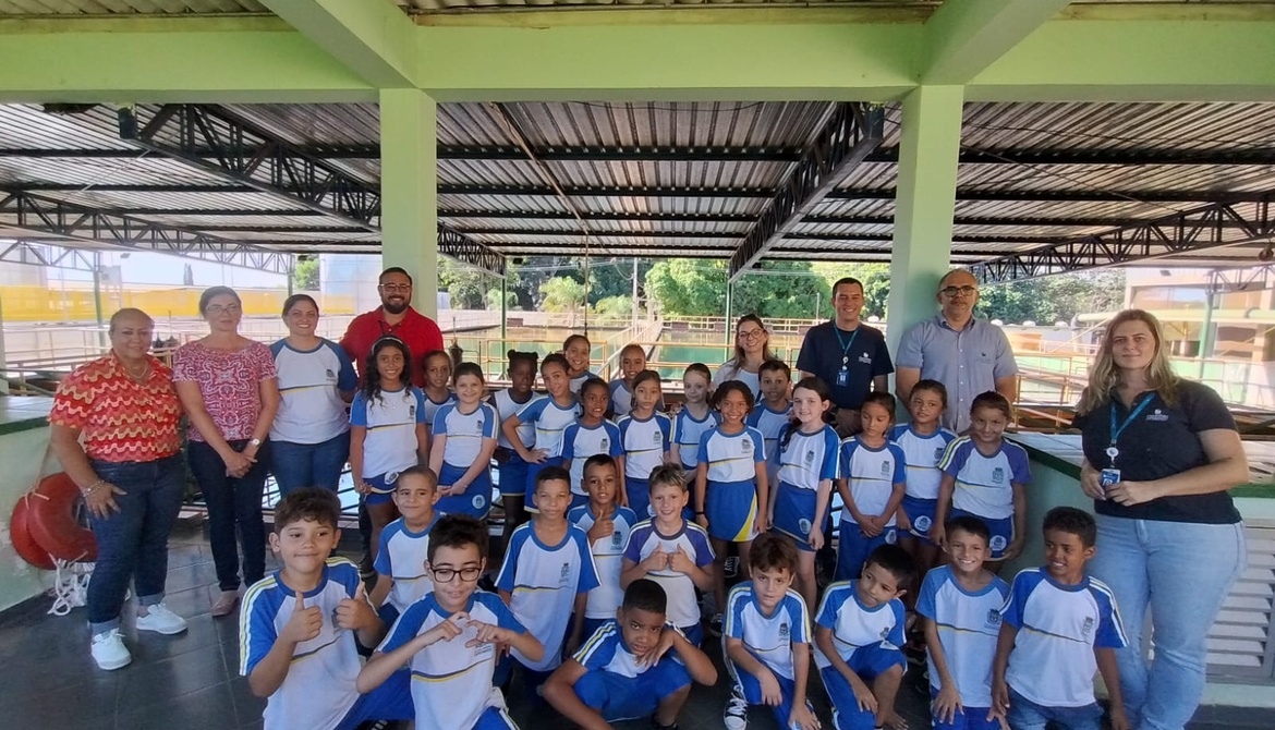 Visita à Estação de Tratamento e palestra em escola marcaram comemoração do Dia da Água pela Ourinhos Saneamento